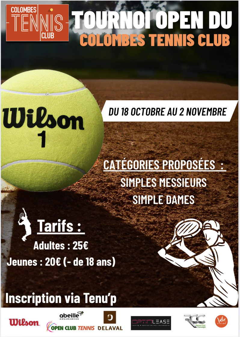 Tournoi Open Toussaint CTC 